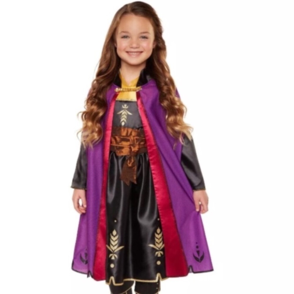 DISNEY FROZEN 2 ANNA ADVENTURE DRESS COSTUME